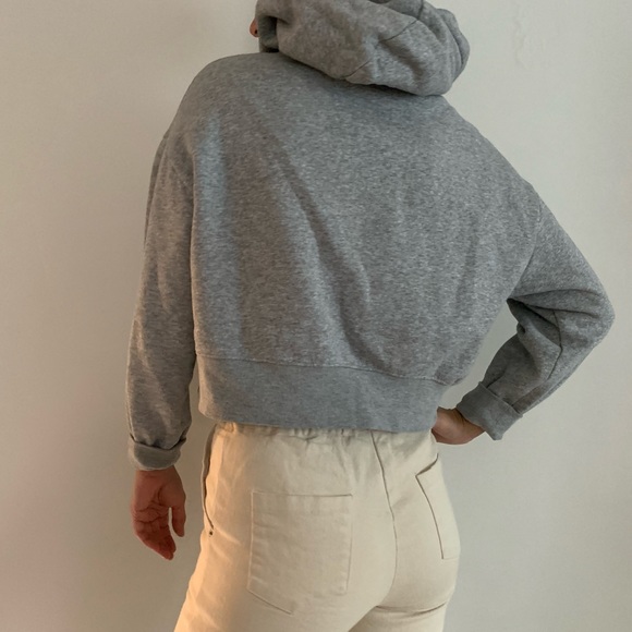 SOLD 2 FOR $25 DEAL! Zara Cropped Sweatshirt - Picture 2 of 4